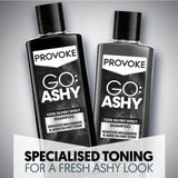 Provoke Go Ashy Cool Silver Effect Shampoo 200ml (British brand)