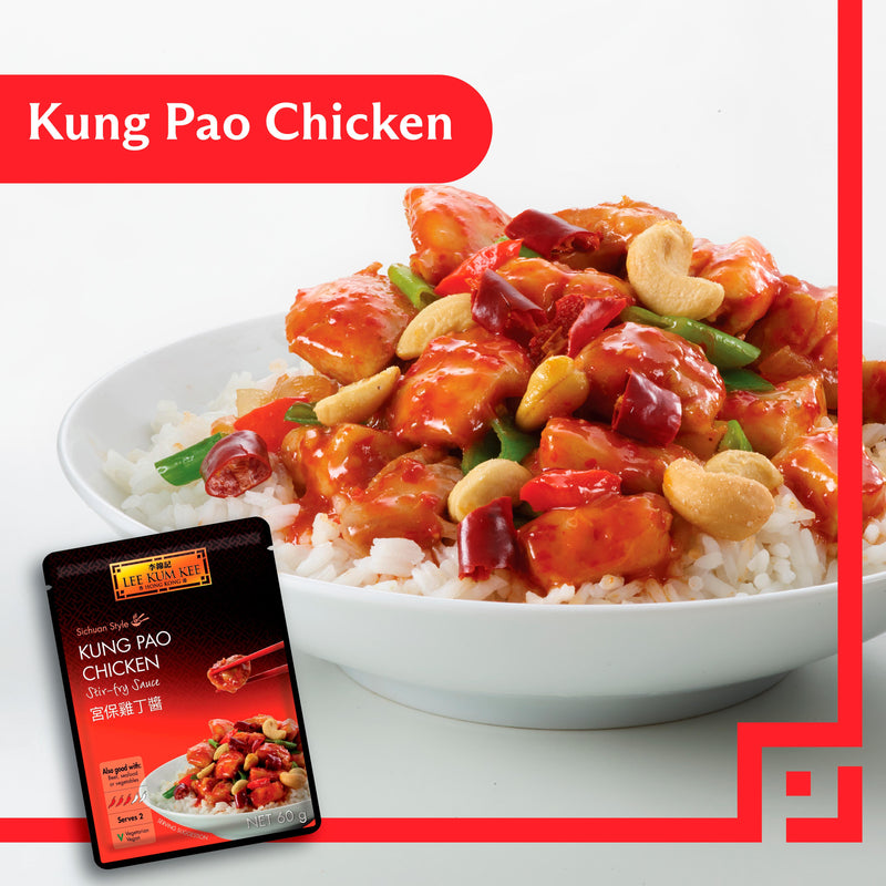 Lee Kum Kee Kung Pao Chicken Stir Fry Sauce 60g, UK version