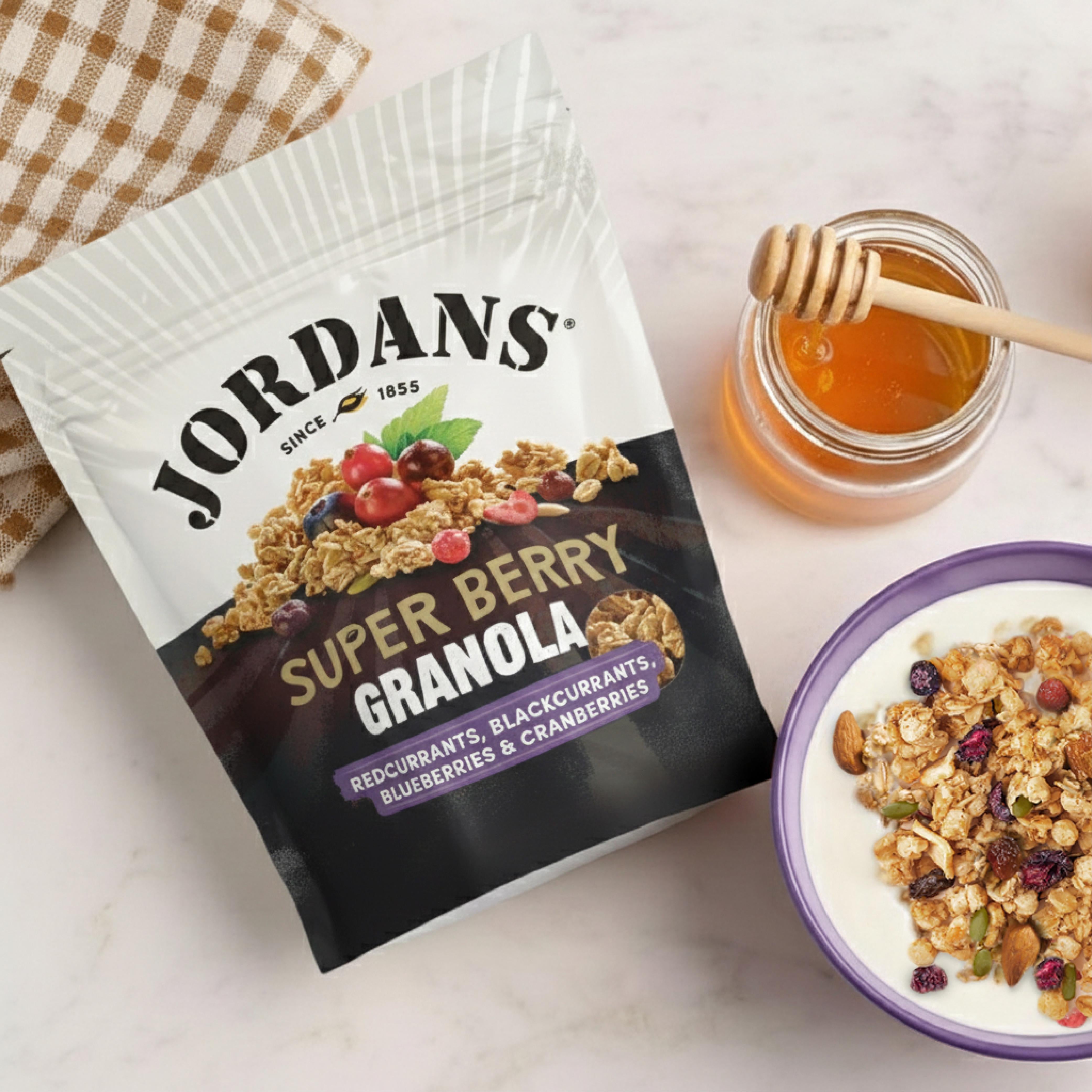 Jordans Super Berry Granola cereal 500g, UK version
