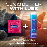 Durex Pleasure Me ribbed dotted condoms x12, imported from the UK