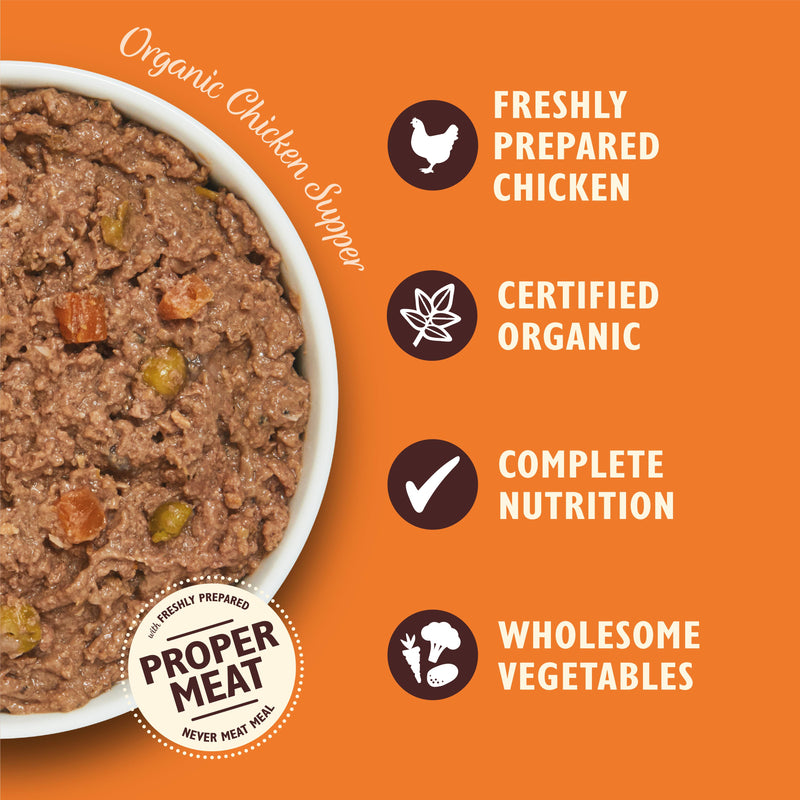 Lily's Kitchen wet dog food Organic Chicken Supper 150g - British product