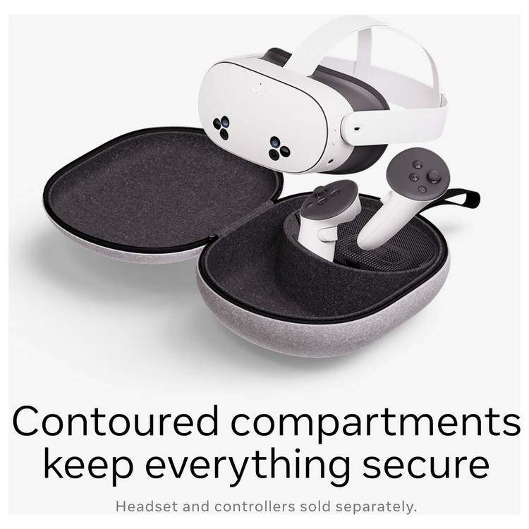 Meta carrying case for Quest 3 and 3S, UK version