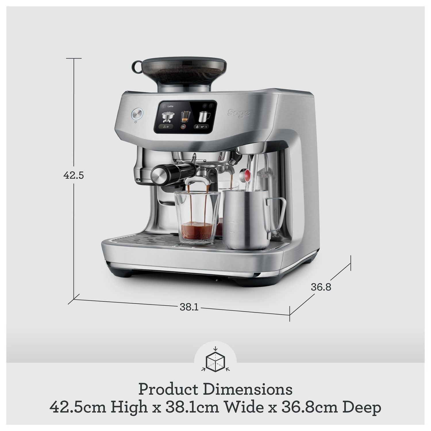 Sage Oracle Jet bean to cup coffee machine - British product