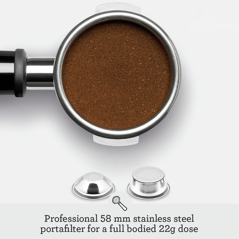 Sage Oracle Jet bean to cup coffee machine black, imported from the UK