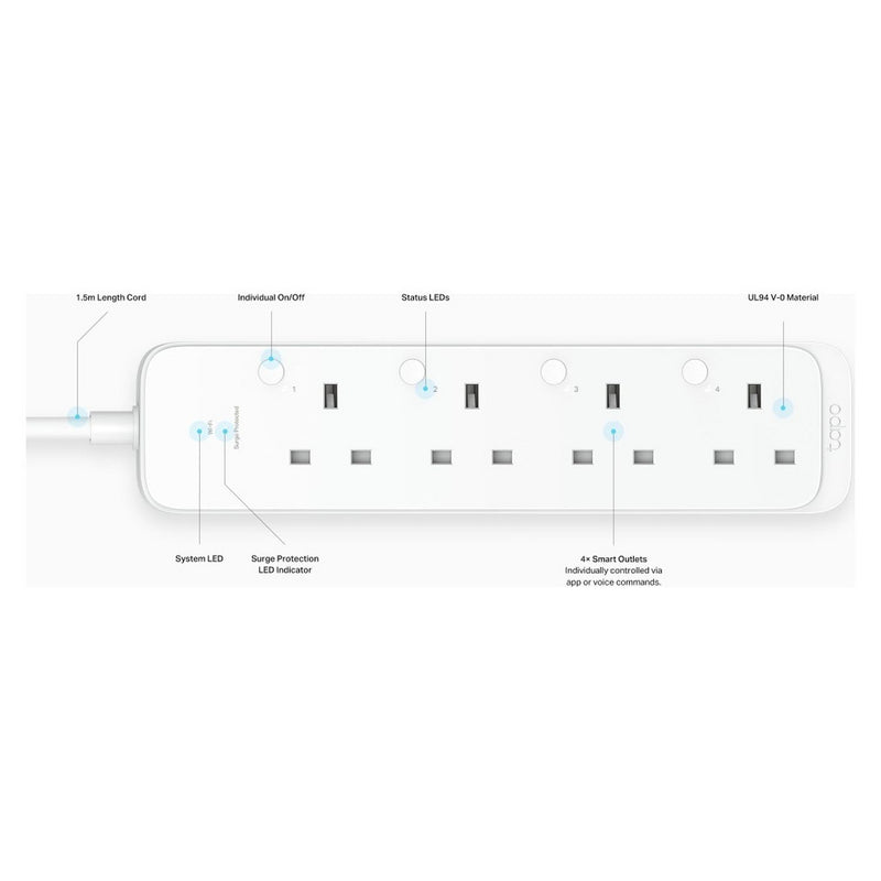 Tapo P304M smart plug with energy monitoring, imported from the UK