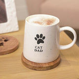 Best of Breed cat dad paw print mug 375ml, imported from the UK