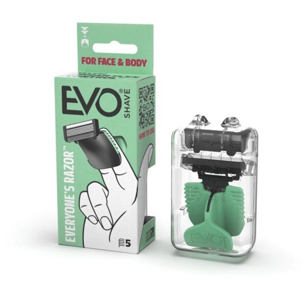 EvoShave Series 3 System Razor Starter Pack in Mint Green GOODS Superdrug   