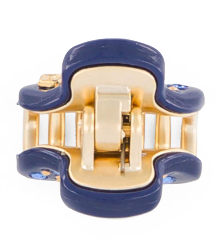 Alexandre de Paris gold-plated mini claw hair clips 1.8cm, imported from the UK