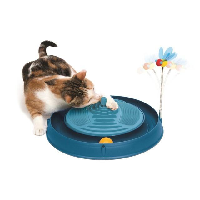 Catit Play Circuit Massage Blue Cat Toy GOODS M&S   