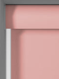 Next blush pink blackout roller blind (British brand)
