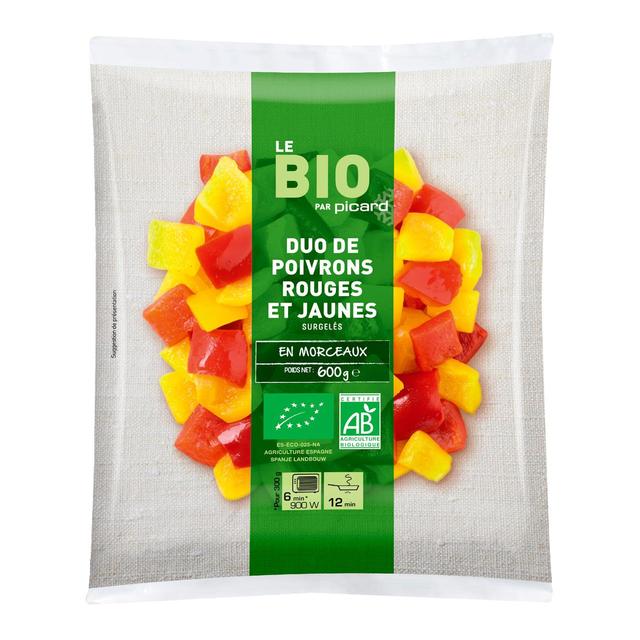 Picard Organic Red & Yellow Peppers   600g