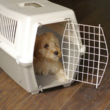 Rosewood plastic pet carrier with cushion medium - British product