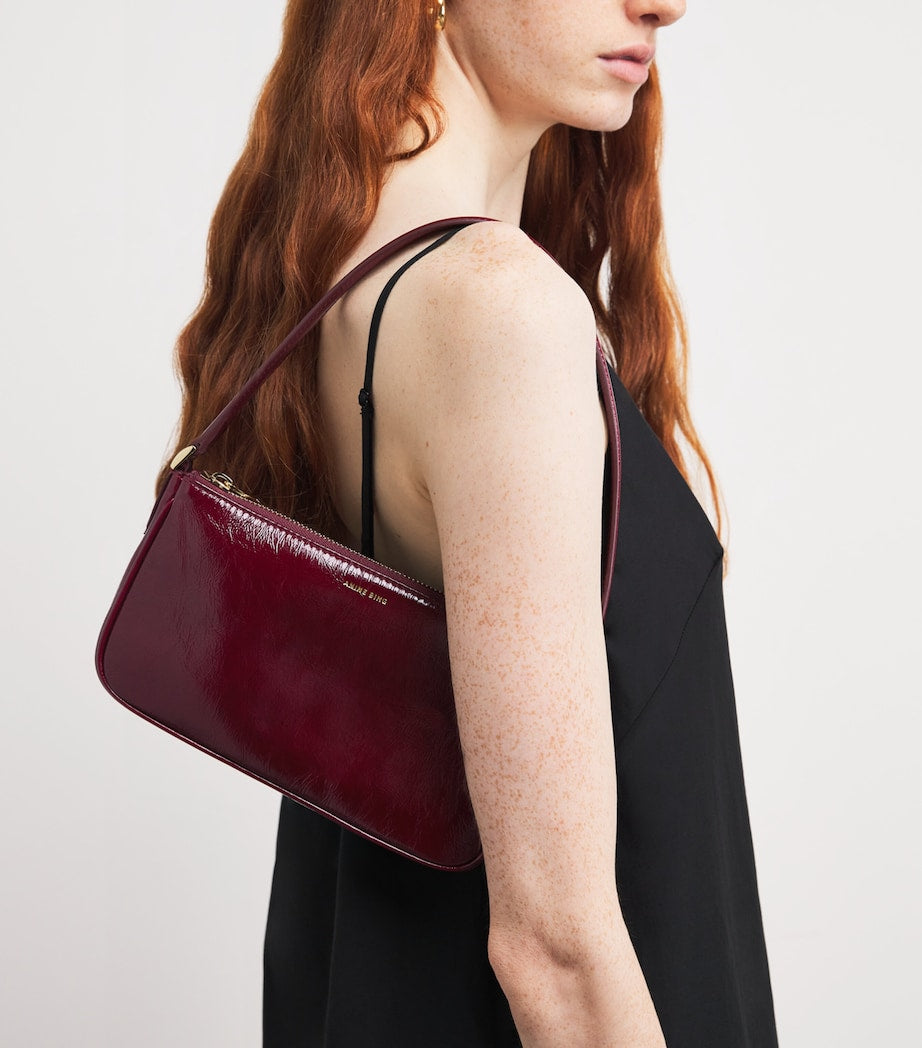 ANINE BING mini Elly shoulder bag in patent leather - British product