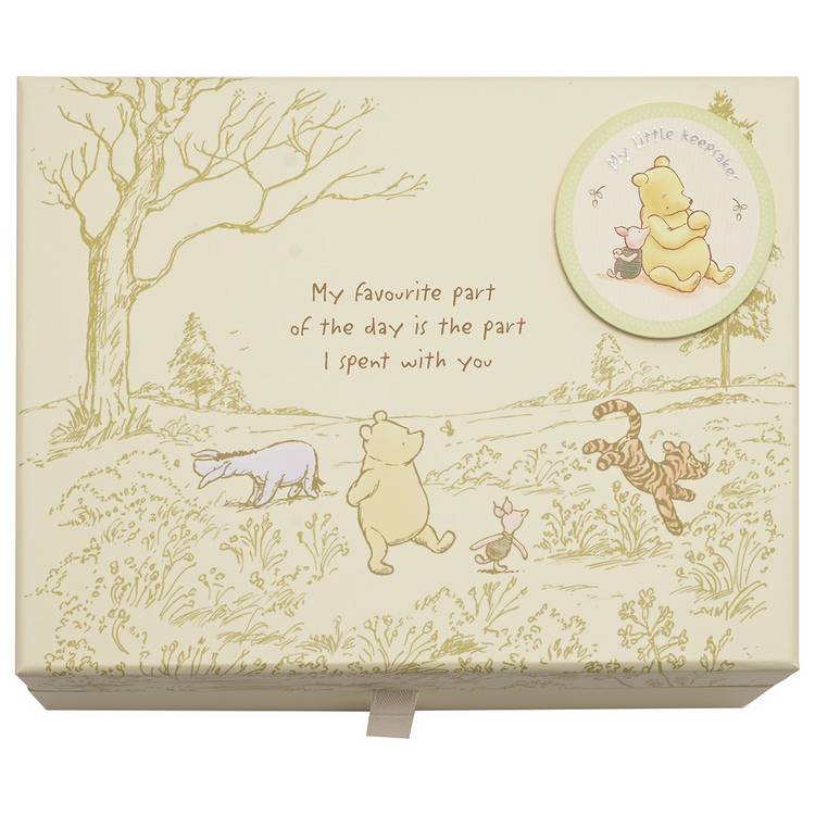Disney Winnie the Pooh keepsake box, UK version