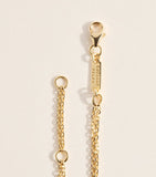 Suzanne Kalan yellow gold diamond classic bar bracelet - British product