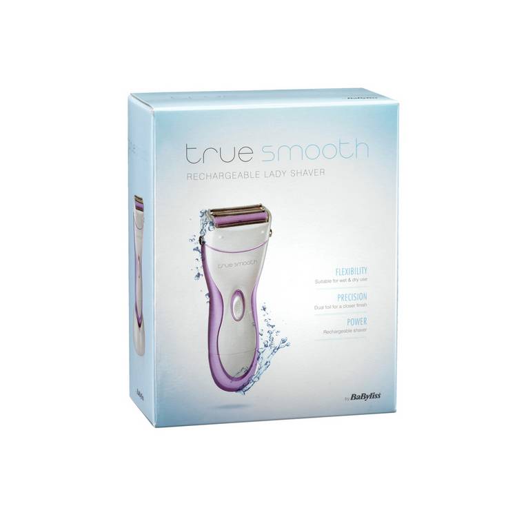 TrueSmooth rechargeable lady shaver, imported from the UK