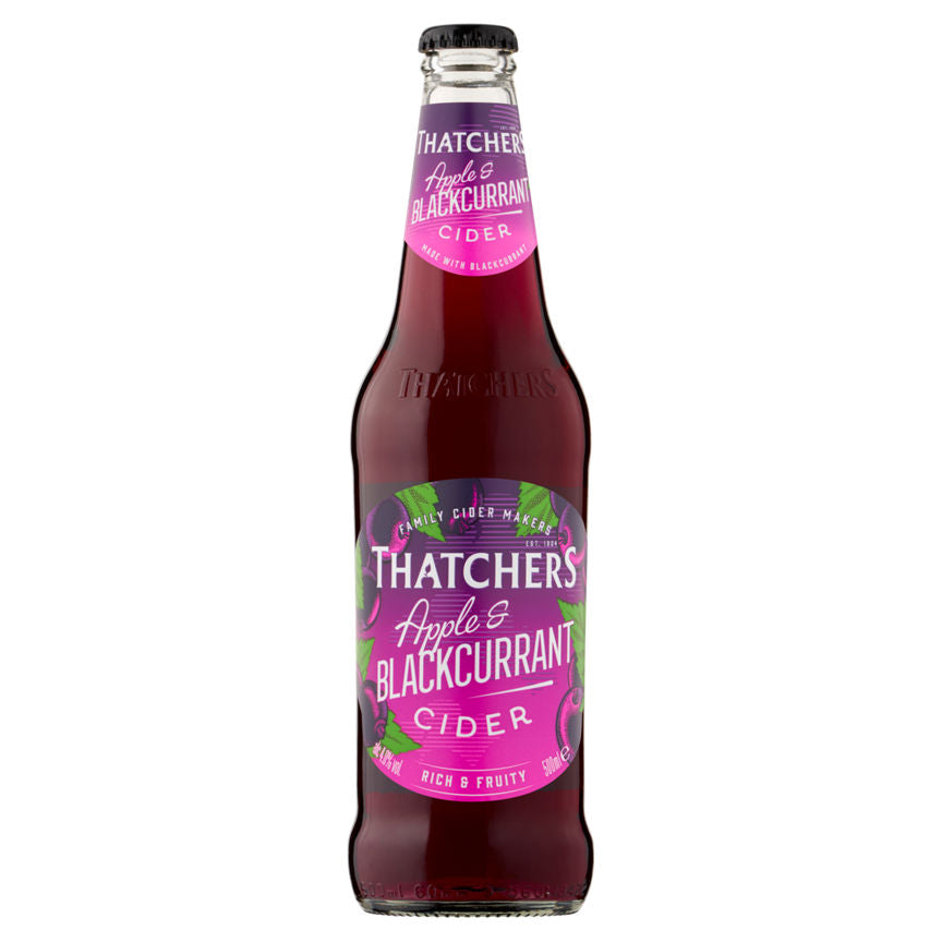 Thatchers Apple and Blackcurrant Cider 500ml