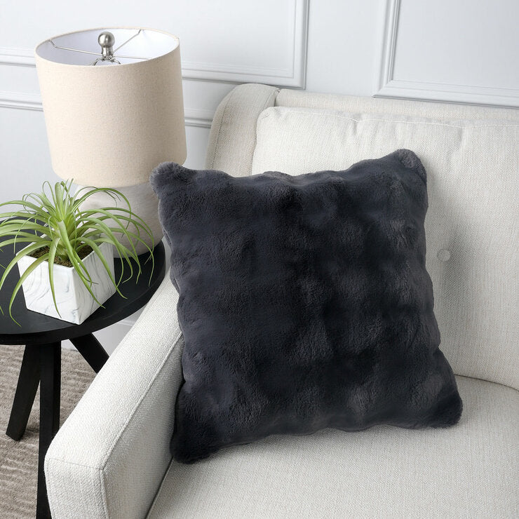 House & Home faux fur bubble cushion 50x50cm (British brand)