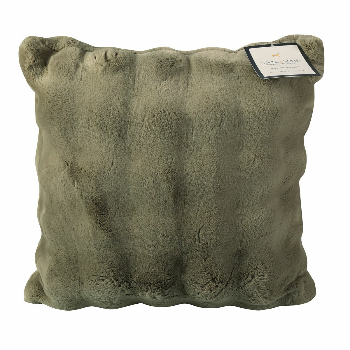 House & Home faux fur bubble cushion 50x50cm (British brand)