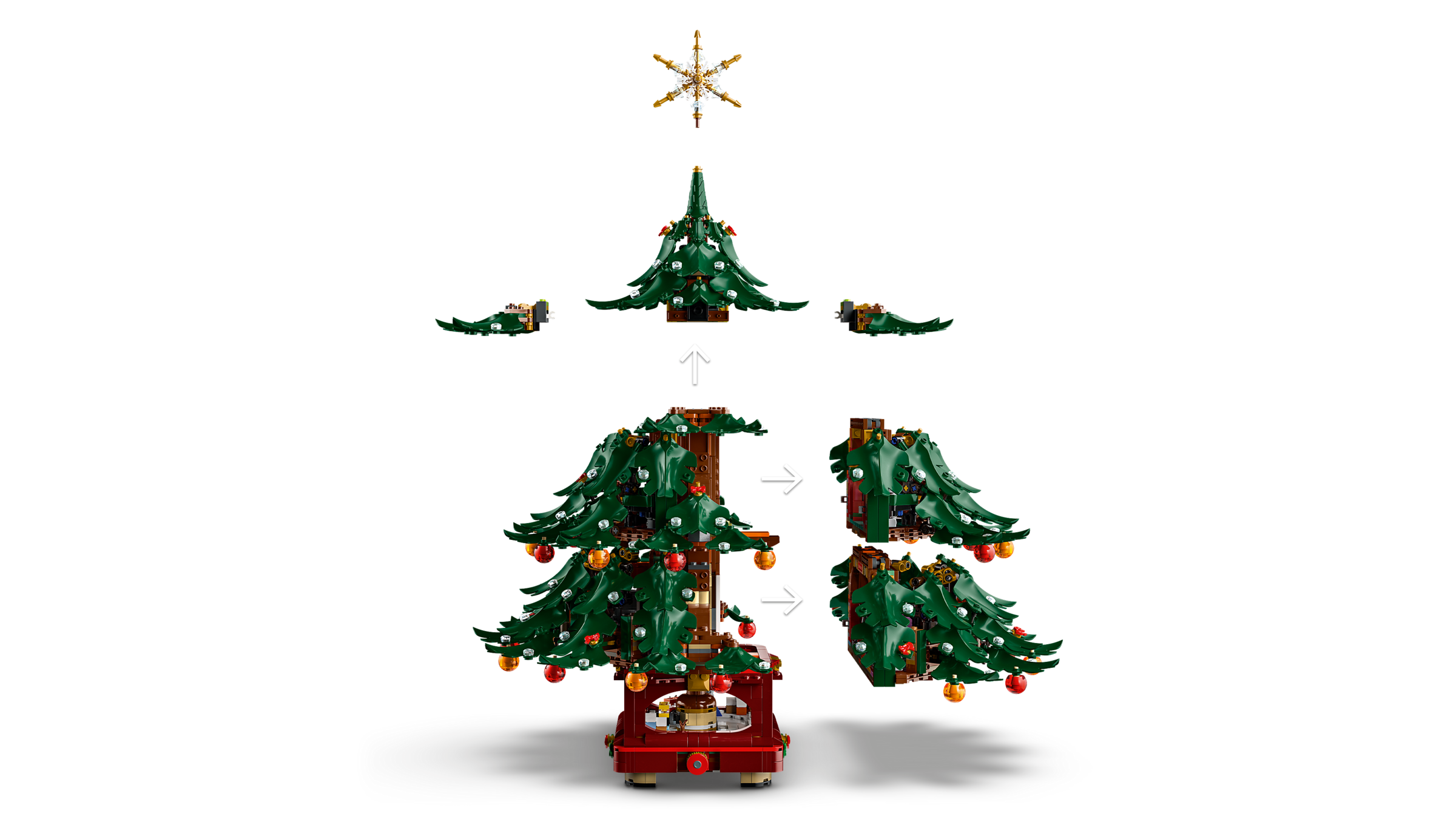 LEGO Family Christmas Tree building set 3171 pieces, UK version