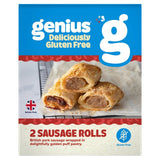 Genius Gluten Free Sausage Rolls   2 per pack GOODS M&S   