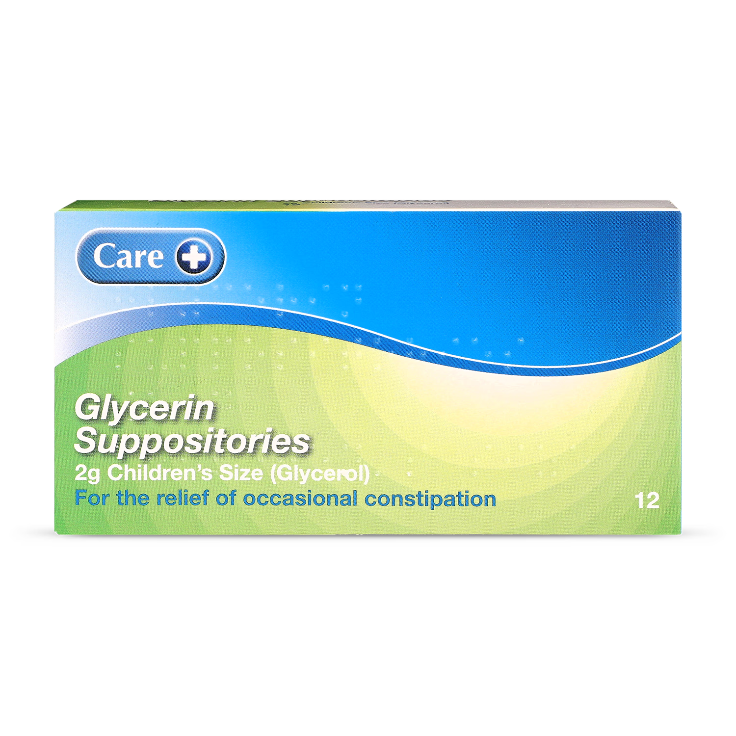 Care glycerin suppositories children's 2g 12 count, UK version