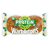 Warburtons Protein Thin Bagels   4 per pack GOODS M&S   