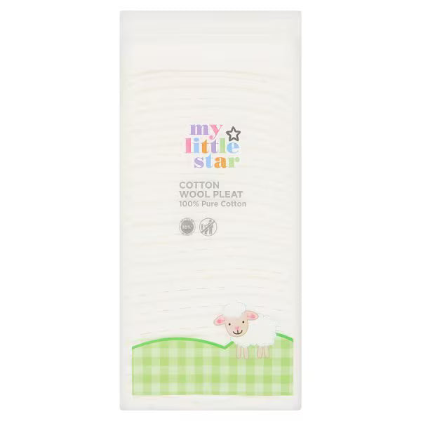 Superdrug My Little Star Pleated Cotton Wool 200g (British brand)