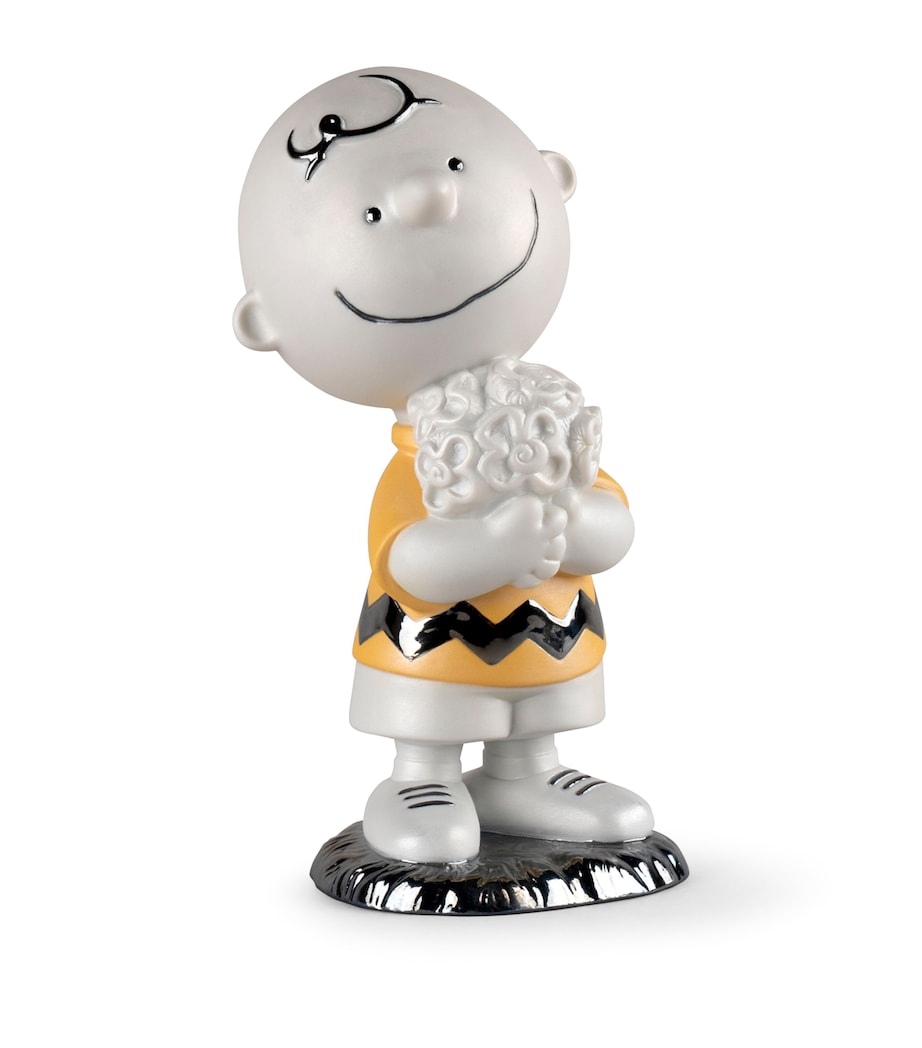 Lladró Charlie Brown porcelain figurine 22cm, UK version