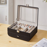 Livingandhome jewellery box with watch slots - British product