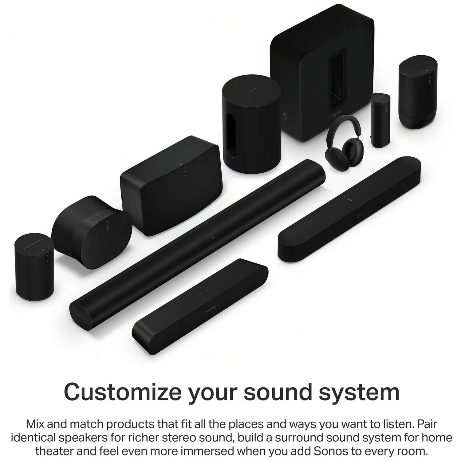 Sonos Sub 4 wireless subwoofer black (British brand)