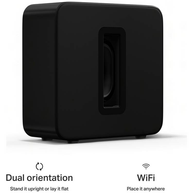 Sonos Sub 4 wireless subwoofer in white (British brand)