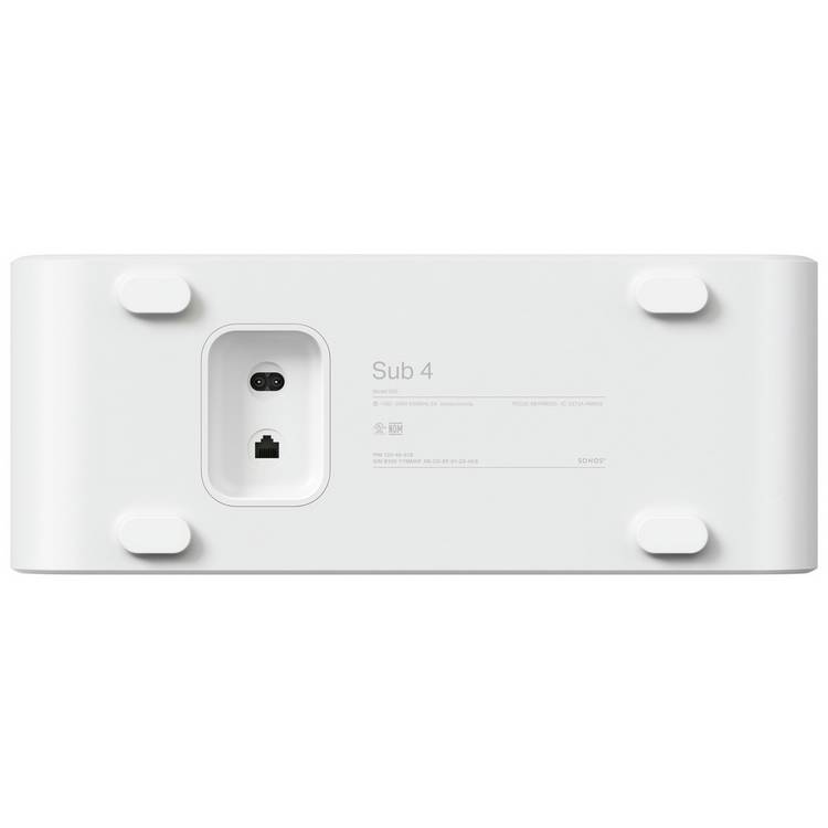 Sonos Sub 4 wireless subwoofer in white (British brand)