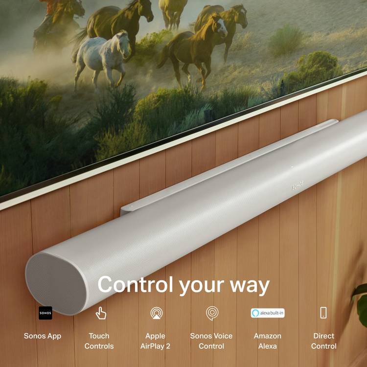 Sonos Arc Ultra soundbar with 3D audio - British product