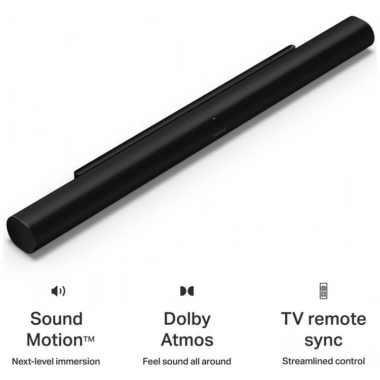 Sonos Arc Ultra soundbar with 3D audio - British product