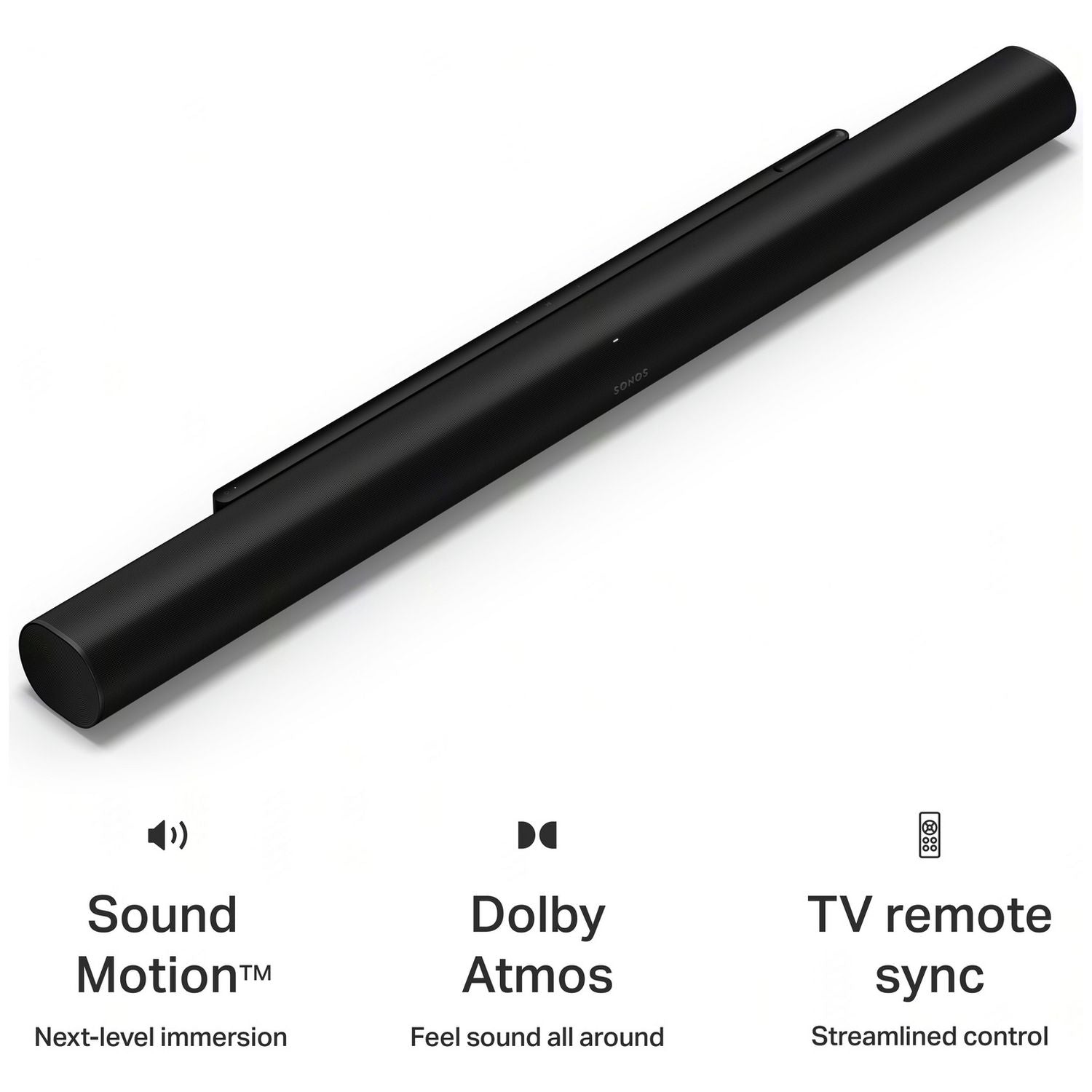 Sonos Arc Ultra soundbar with 3D audio - British product