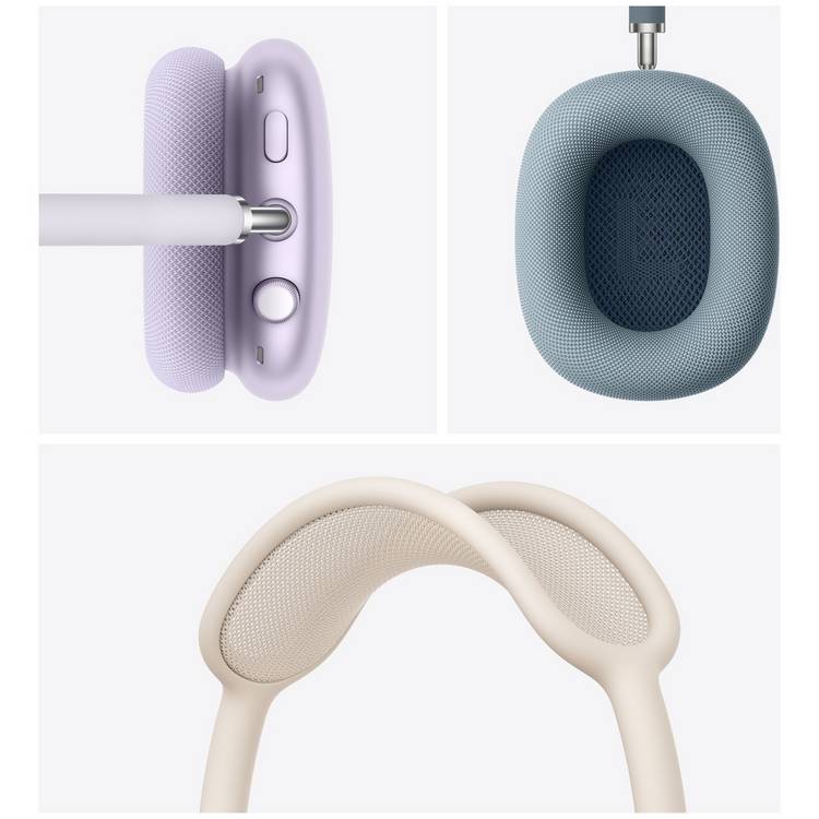 Apple AirPods Max over-ear wireless headphones in Blue, imported from the UK