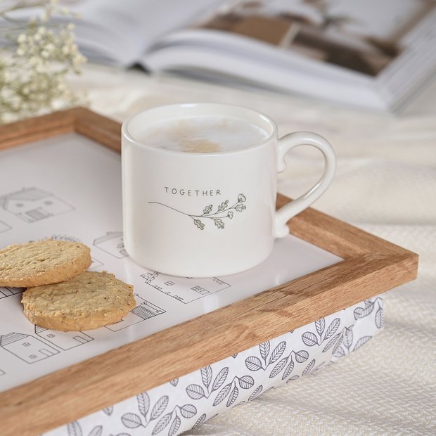 Moments Together Mug 275ml floral stoneware, UK version