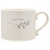 Moments Together Mug 275ml floral stoneware, UK version