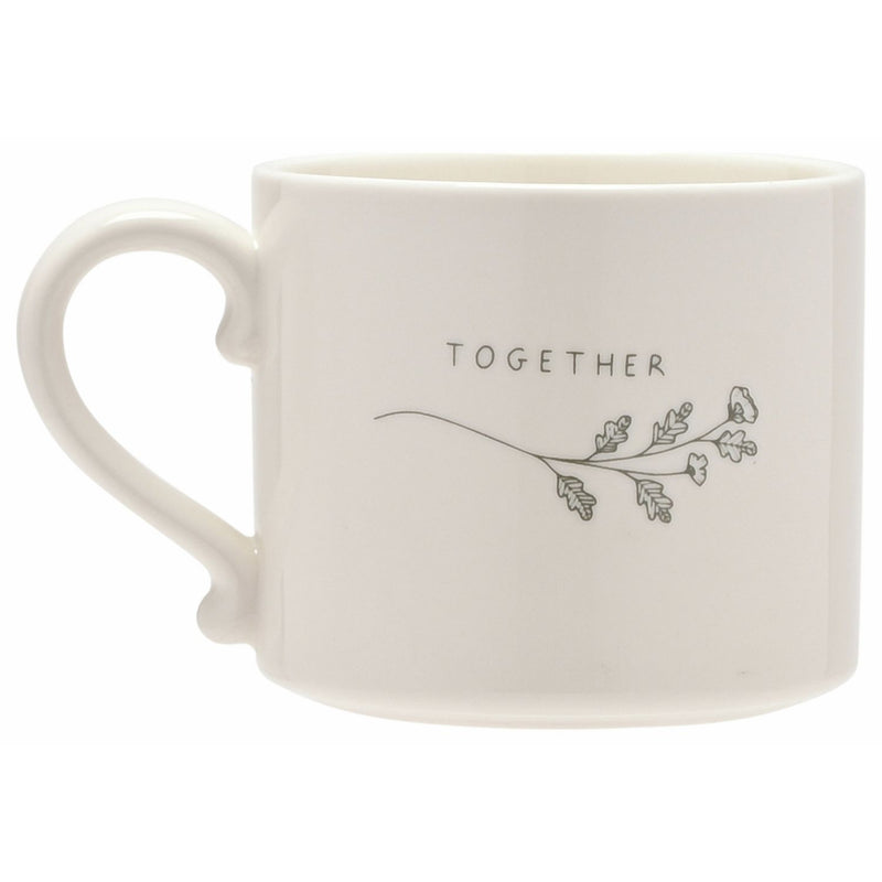Moments Together Mug 275ml floral stoneware, UK version