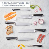 Tefal Jamie Oliver 6-piece knife set acacia wood block, imported from the UK