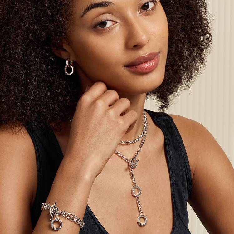 Olivia Burton honeycomb toggle bracelet, UK version