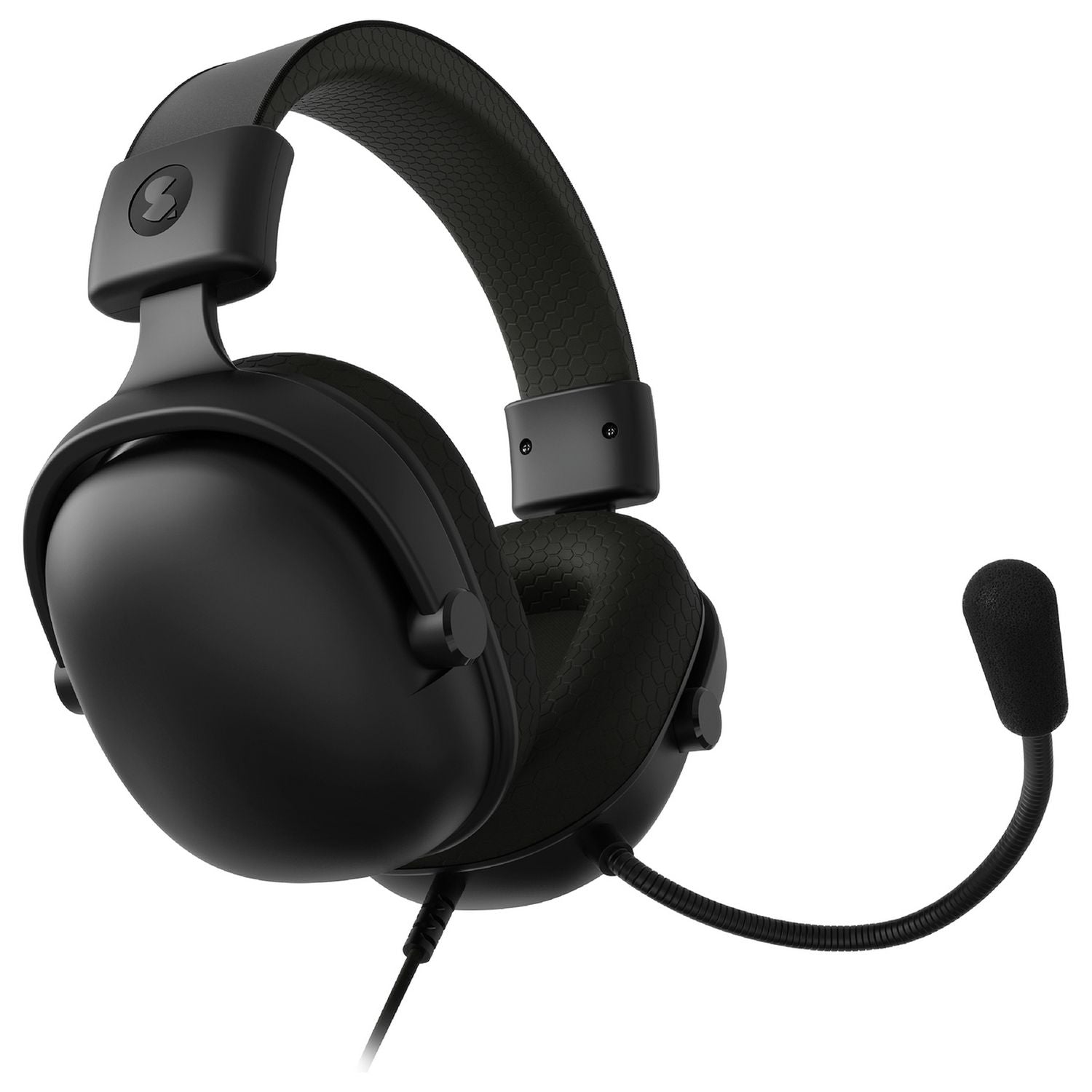 Styletech wired PC headset black with mic - British product