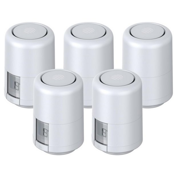 Hive smart thermostatic radiator valve heads pack of 5, imported from the UK