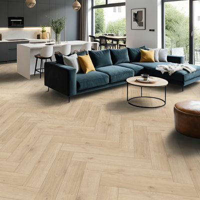Costco UK Golden Select Juliet 40+ Herringbone Laminate Flooring (14 Planks)- Buy online at McGrocer