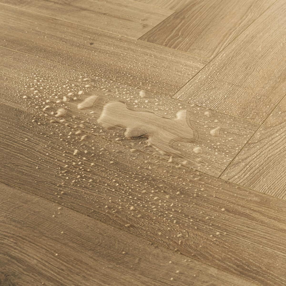 Golden Select Herringbone Laminate Flooring 8mm (British brand)