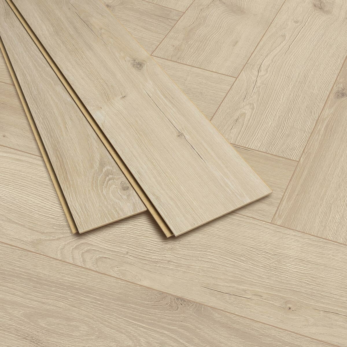 Golden Select herringbone laminate flooring Verona 40+ - British product