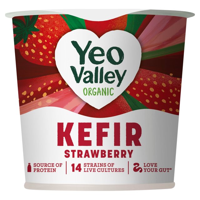 Yeo Valley Organic Kefir Strawberry Yoghurt   350g GOODS M&S   