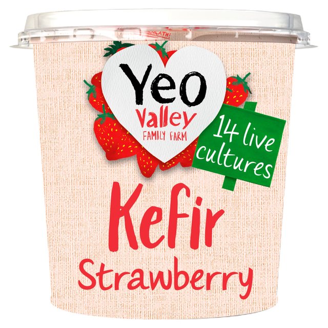 Yeo Valley Organic Kefir Strawberry Yoghurt   350g GOODS M&S   