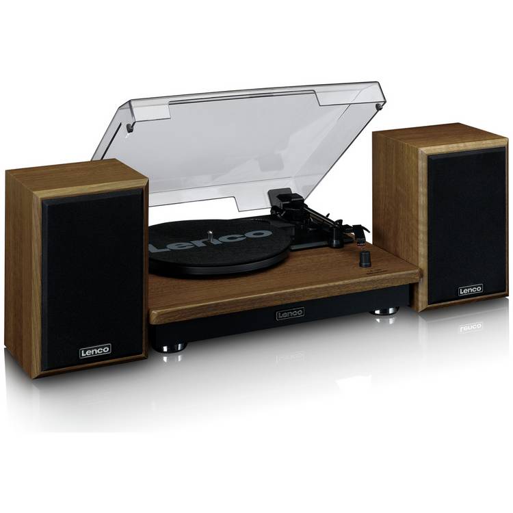 Lenco LS-100WD belt-drive turntable oak - British product
